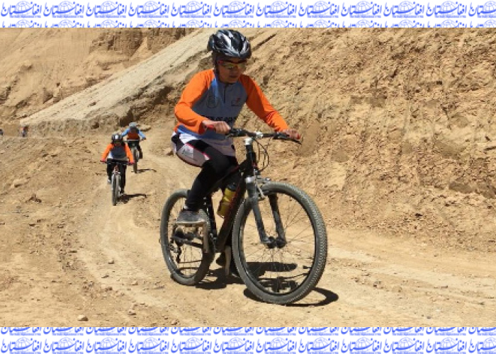 برگزاری رقابت دوچرخه‌سواری  کوهستانی بانوان در بامیان