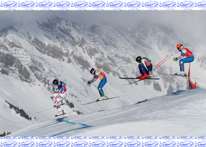 تمرین دختران اسکی باز بامیانی برای رسیدن به قله‌های موفقیت