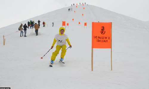 در مسابقه بین‌المللی اسکی، بامیان مقام نخست را دریافت کردند