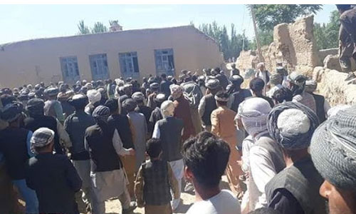 قیام مردم ولسوالی شیرین تگاب فاریاب علیه طالبان