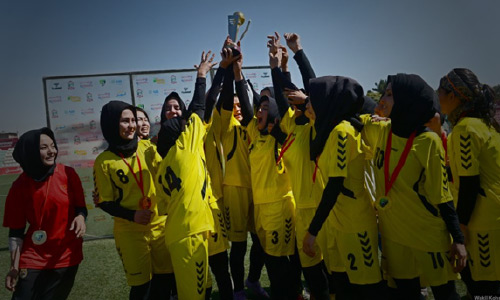 دو مسابقه فوتبال بانوان در شهر کابل برگزاری شد