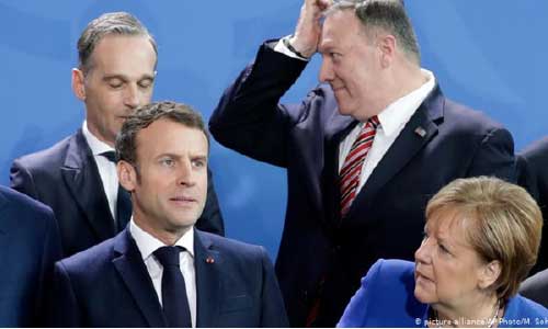 پمپئو: عملکرد آلمان در قبال تحریم‌های  ایران مایوس‌کننده است