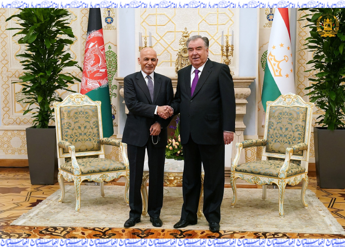رئیس جمهور:  سرحد میان  افغانستان وتاجیکستان به سرحد همکاری مبدل شود
