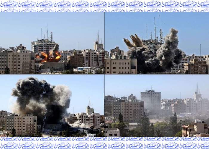 حمله اسرائیل به ساختمان شبکه الجزیره   و   خبرگزاری آسوشیتدپرس در   غزه 