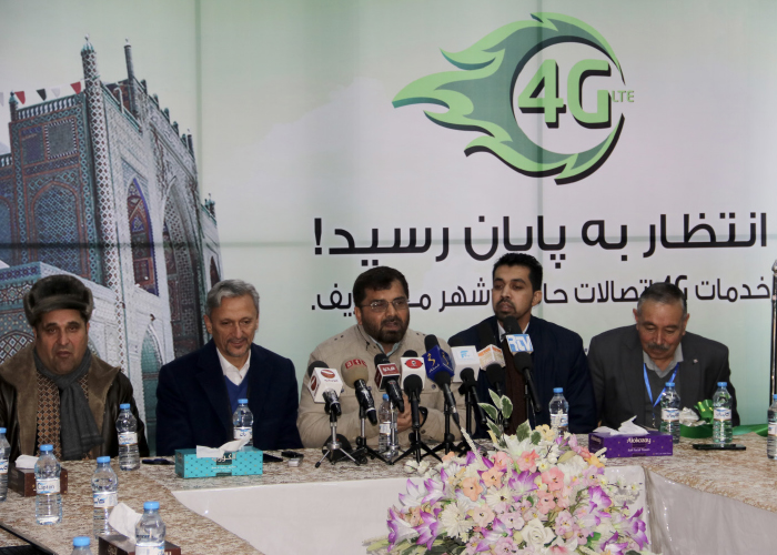 اتصالات خدمات 4G LTE را در ولایت بلخ موفقانه راه اندازی نمود