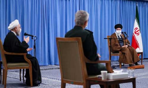 خامنه ای 'هتک حرمت' رئیس جمهور را 'حرام' و انتقادهای اخیر را 'غلط' دانست 