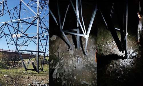 انفجار دو پایه برق وارداتی در پروان