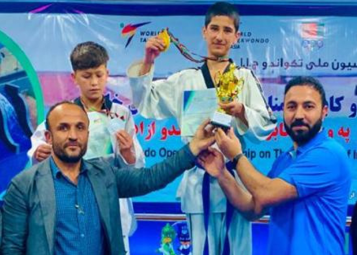 رقابت‌های تکواندوی نونهالان در کابل؛  تیم منیراحمد قهرمان شد