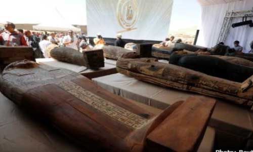 کشف نزدیک به ۶۰ تابوت باستانی در مصر