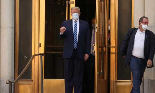 ترامپ به کاخ سفید برگشت