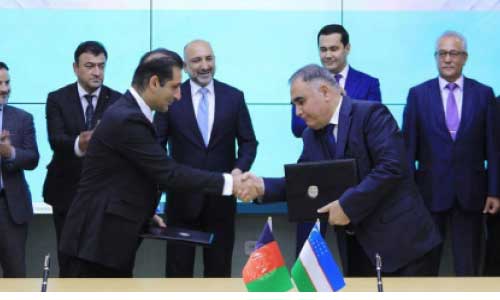 موافقت نامۀ خريد وفروش ۱۰سالۀ برق ميان افغانستان و ازبکستان امضا شد