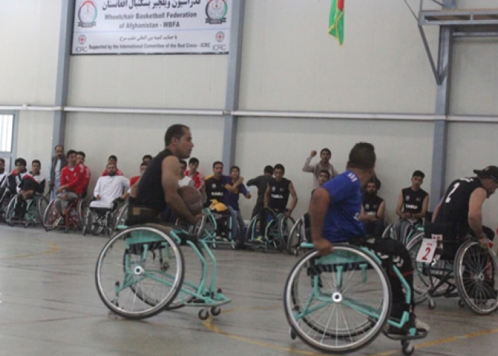 مسابقات انتخابی باسکتبال روی ویلچر در کابل برگزار شد