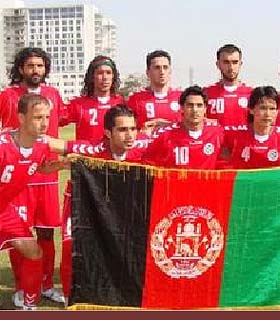 مسابقه فوتبال میان تیم ملی افغانستان و تیم ملی قرغیزستان مساوی پایان یافت