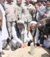 مراسم به خاک سپاری مرحوم الحاج محمد اسلم خلیلی برگزار شد