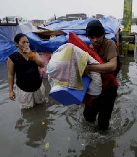 بروز توفان استوایی شدید در فیلیپین