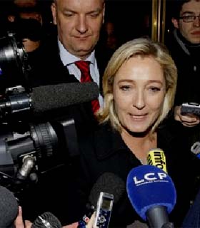 مارین لوپن در انتخابات ریاست جمهوری فرانسه شرکت می‌کند