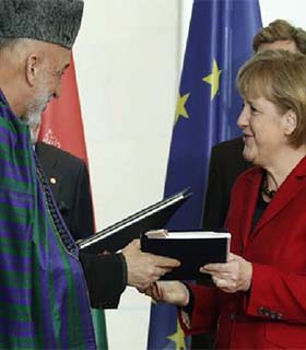 افغانستان و آلمان توافقنامه همکاری درازمدت امضا کردند