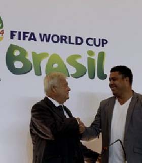رونالدو سفير جام جهاني 2014 شد