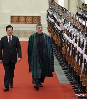 چین و افغانستان اعلامیه استراتژیک  امضا کردند