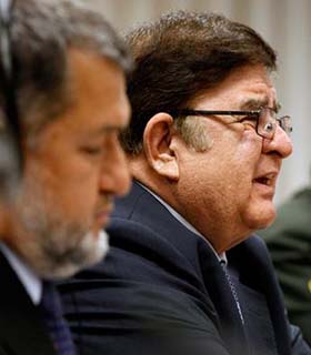 وزرای دفاع و داخله در یک سفر رسمی وارد امریکا شدند