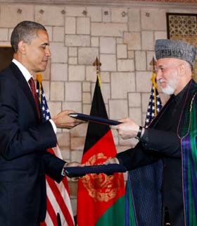 منافع منطقه ای پیمان استراتیژیک آمریکا و افغانستان
