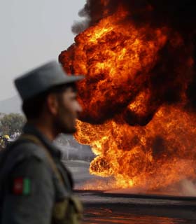 انفجار تانکر سوخت در شمال کابل دوازده کشته بجا گذاشت