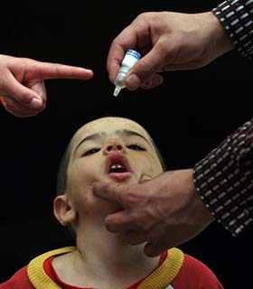 برنامه سه روزه واکسیناسیون  فلج کودکان در افغانستان آغاز شد